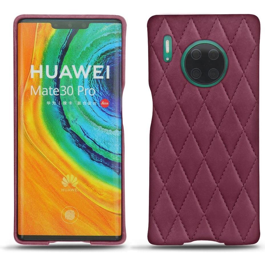Noreve Lederschutzhülle (Huawei Mate 30 Pro), Smartphone Hülle, Violett