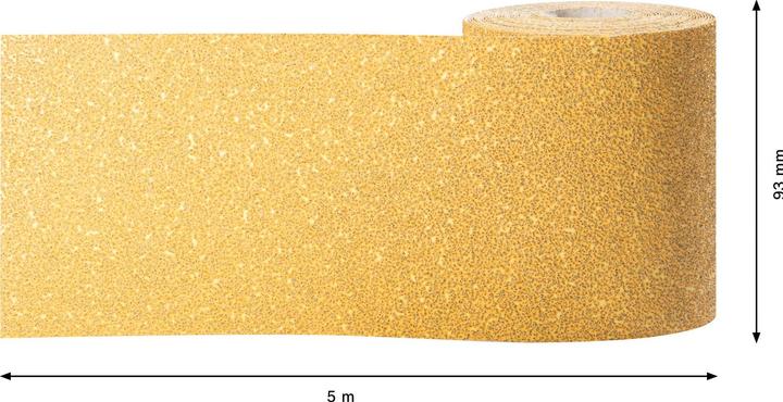 Produktbild Bosch Professional Zubehör EXPERT C470 Schleifpapierrolle zum Handschleifen, 93 mm, 5 m, G 40 (40)