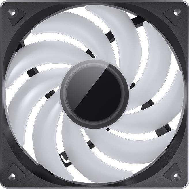 Actual product image Jonsbo CR-3000 CPU Cooler Dual Tower, ARGB - 2x 120 mm, black (160 mm)