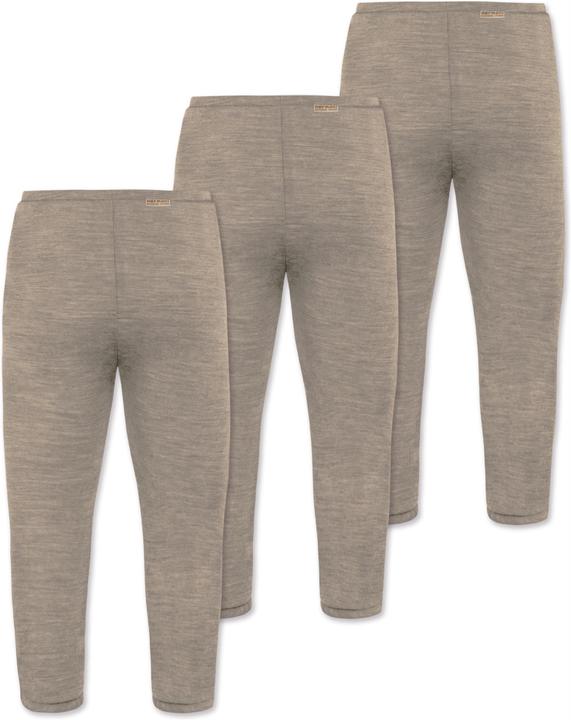 Produktbild Normani 3er Pack Baby Merino Hose mit Füssen - 9541 (80)
