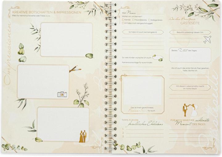 Actual product image familiawedding Greenery - Design Gästebuch zur Hochzeit (German, Familia publishing house, 2024)