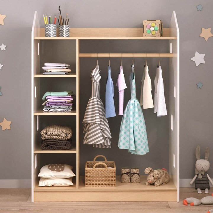 Immagine prodotto Montessori Guardaroba per bambini - Bianco Monessori® by Busy Kids® (41 cm)