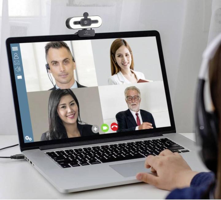 Actual product image Renkforce RF-WC-190 Webcam 2592 x 1944 pixels Clamp mount Tripod thread