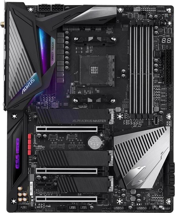 Actual product image Gigabyte X570 Aorus Master (AM4, AMD X570, ATX)