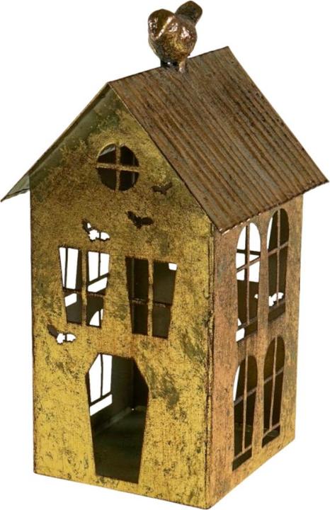 Produktbild Werner Voss Teelichthalter Haus gold 23cm (1x)
