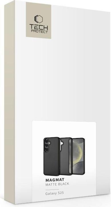 Produktbild Tech-Protect MagMat Case for Samsung Galaxy S25 - Black (Samsung Galaxy S25)