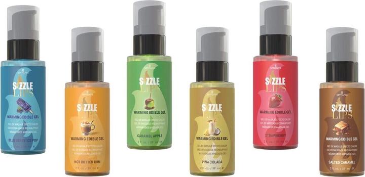 Immagine prodotto Sensuva sizzle lips warming gel assorted 12pcs 59ml