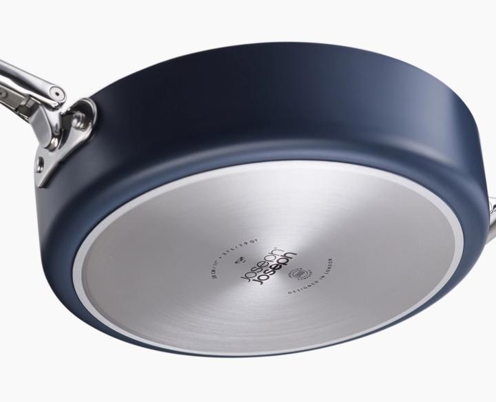 Actual product image Joseph Joseph Space saucepan retractable handle with lid D23cm (Frying pan, Aluminium, 28 x 12.80 cm)