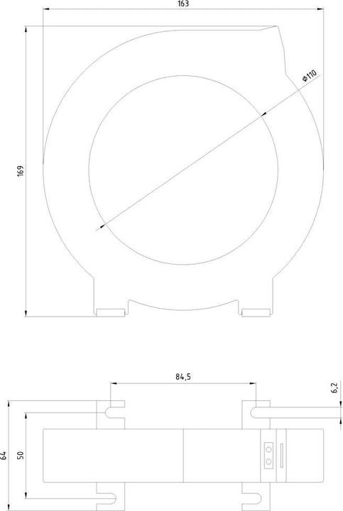 Image du produit Siemens Transformateur de courant, 105mm, 40A