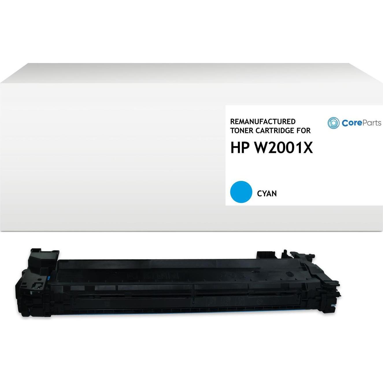 CoreParts, Toner, Toner Cyan for HP, Pages:
