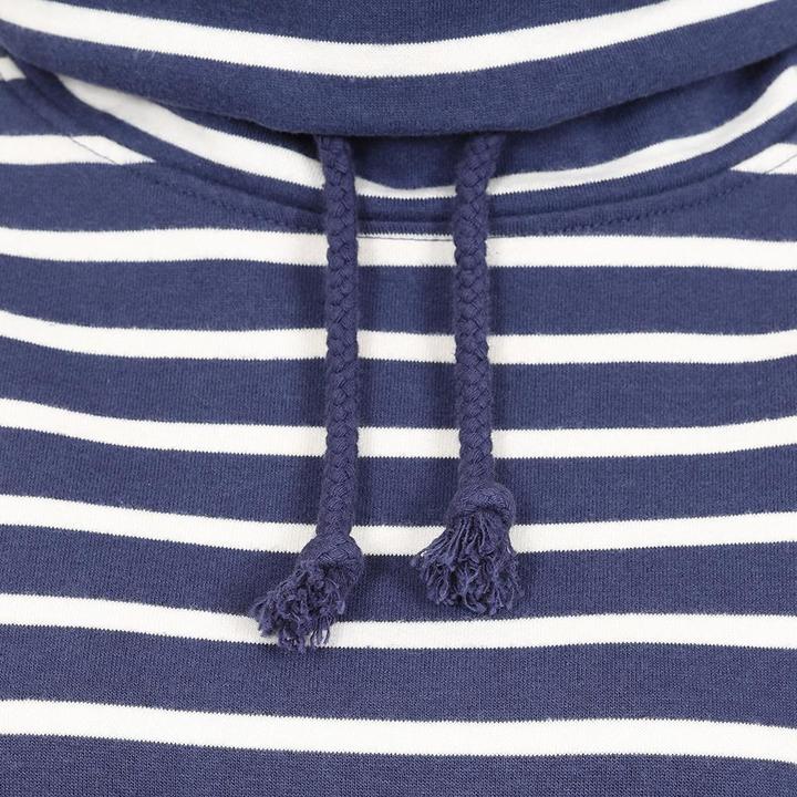 Actual product image Lazy Jacks Womens/Ladies Stripe Roll Neck Sweatshirt (34)