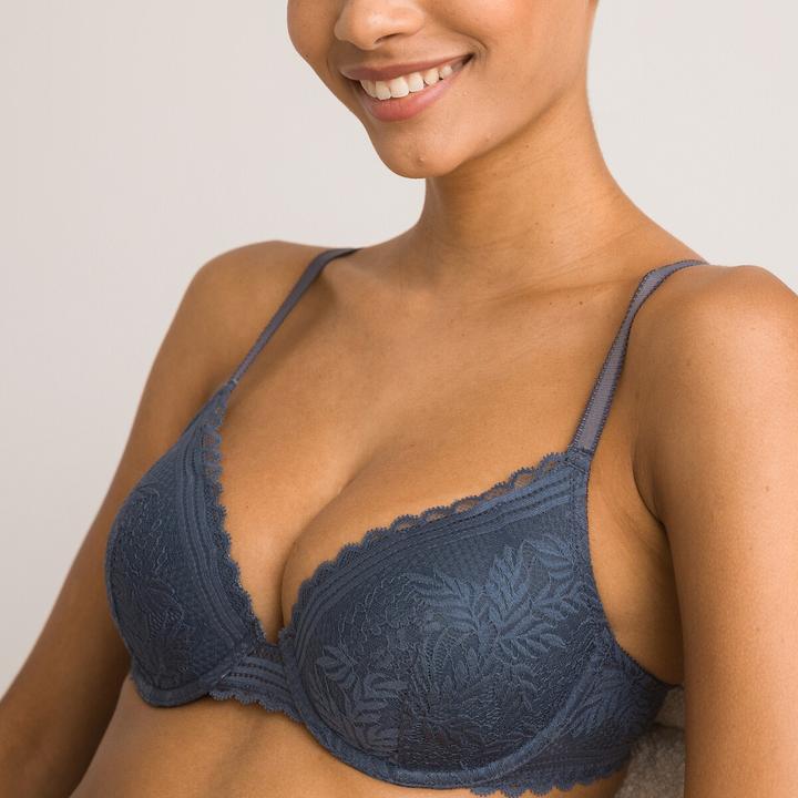 Produktbild La Redoute Collections Volumen-BH aus Recycling-Spitze (80 B)