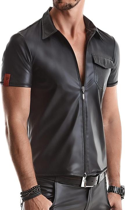 Produktbild Regnes Fetish Planet Herren-Shirt in schwarz (L)
