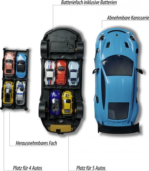 Produktbild Majorette Porsche 911 GT3 RS Koffer + 1 Auto