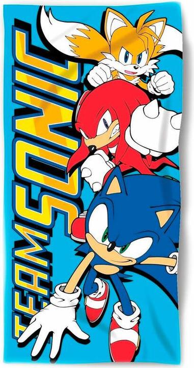 Sega Sonic The Hedgehog cotton beach towel (70 x 140 cm)