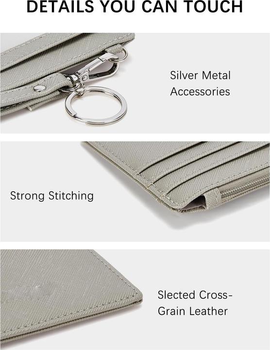 Produktbild Only-Bags.Store Kleines Portemonnaie, PU-Leder-Kreditkartenetui RFID-Schutz Portemonnaie Kartenetui