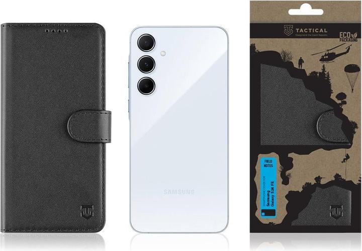 Actual product image Tactical Back panel cover - Field Notes for Samsung Galaxy S24 FE Black (Samsung Galaxy S24 FE)