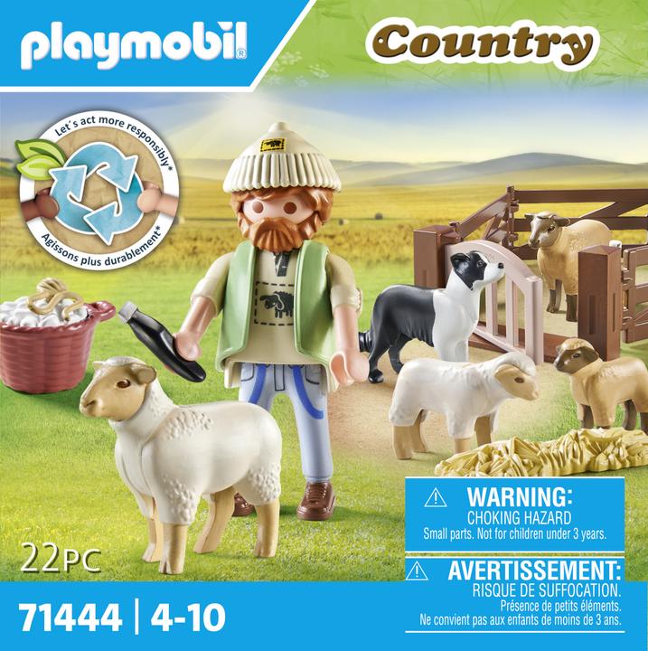 Produktbild Playmobil Junger Schäfer mit Schafen (71444, Playmobil Country)