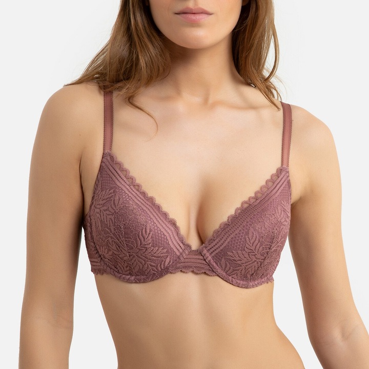 Produktbild La Redoute Collections Volumen-BH aus Recycling-Spitze (85 B)