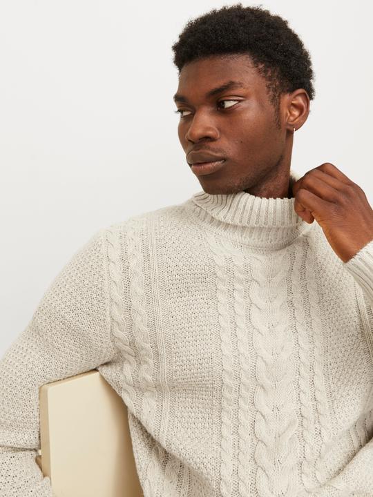 Produktbild Jack & Jones Einfarbig Rollkragenpullover Rollkragenpullover (M)