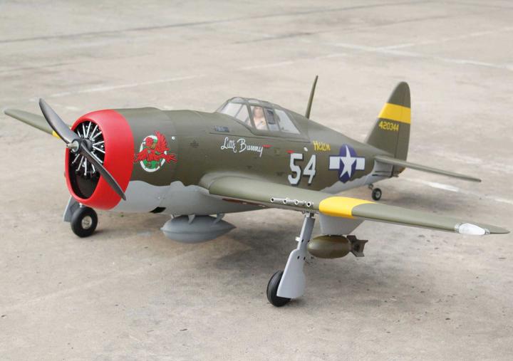 Image du produit Seagull Models SG-Models ) P-47D Little Bunny MK-II 10ccm 55" SANS train rentrant ARF Warbir (Oiseau de guerre)