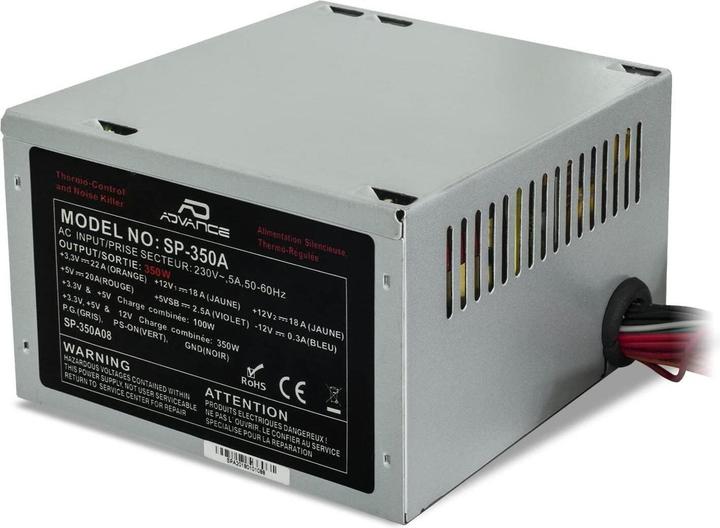 Image du produit Advance Alimentation ATX compatible SP-350A8 350W Nominale 80mm (350 W)