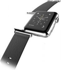 Produktbild X-Doria Smartwatch Apple-Lederarmband, Schwarz, 38 mm (38 mm, Echtleder- und Chromleiste)