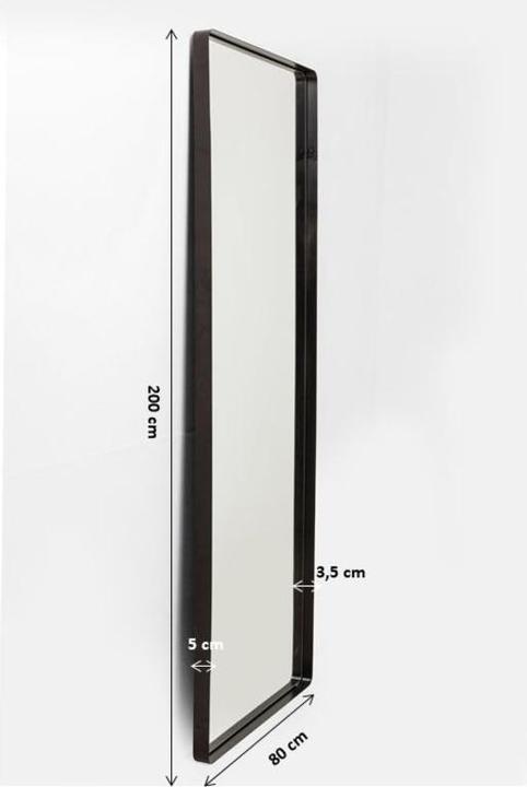 Immagine prodotto Kare Design Specchio Ombra MO Soft Black 200x80cm (200 x 80 cm)