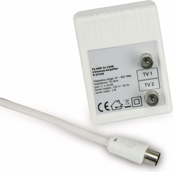 Image du produit Goobay Amplificateur d'antenne à deux appareils (Amplificateur)