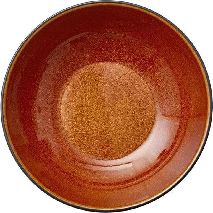Image du produit Bitz Assiette de pâtes 6 pièces, ambre noir (6 x, 20 cm)