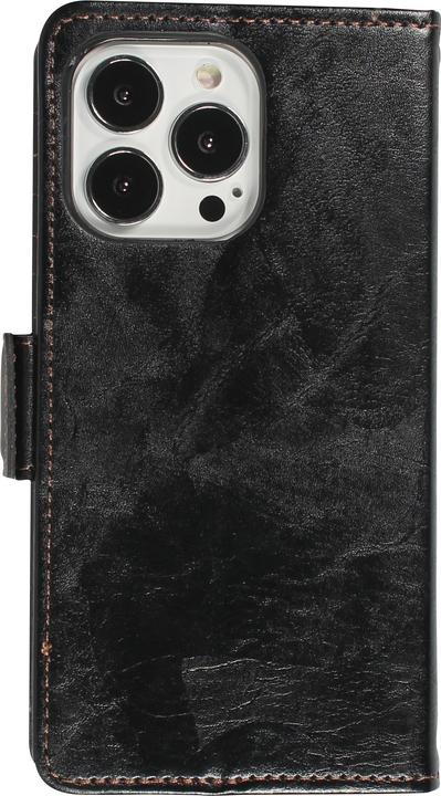 Immagine prodotto PhoneLook Etui cuir Flip Wallet en cuir véritable avec stripe design et compartiment à cartes (Apple iPhone 13 Pro Max)