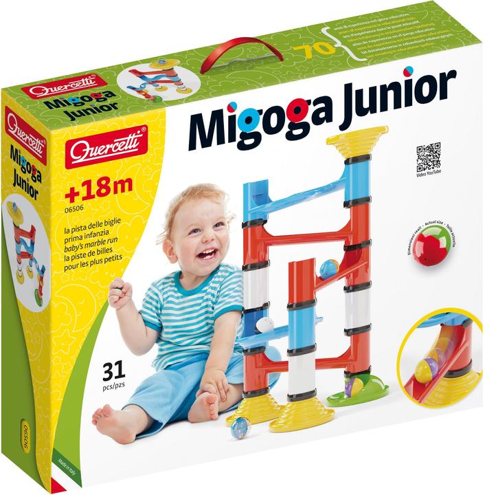 Actual product image Quercetti Marble Track Migoga Junior (31 pcs)
