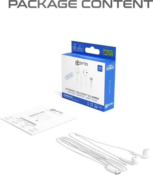 Produktbild prio Stereo USB C Headset classic (Kabelgebunden)