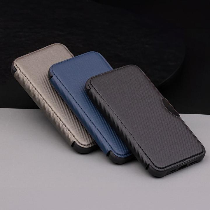 Actual product image OEM Smart Carbon case for Samsung Galaxy S23 FE silver (Samsung Galaxy S23 FE)