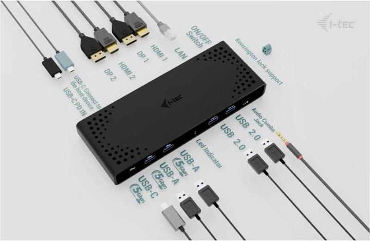 Produktbild i-tec Dual 4K (USB-C, 11 Ports)