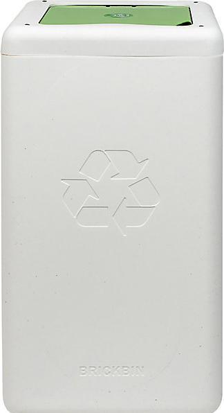 Immagine prodotto ReinigungsBerater Sistema di separazione dei rifiuti BrickBin bidone per rifiuti organici bianco verde 65 L porta (65 l)