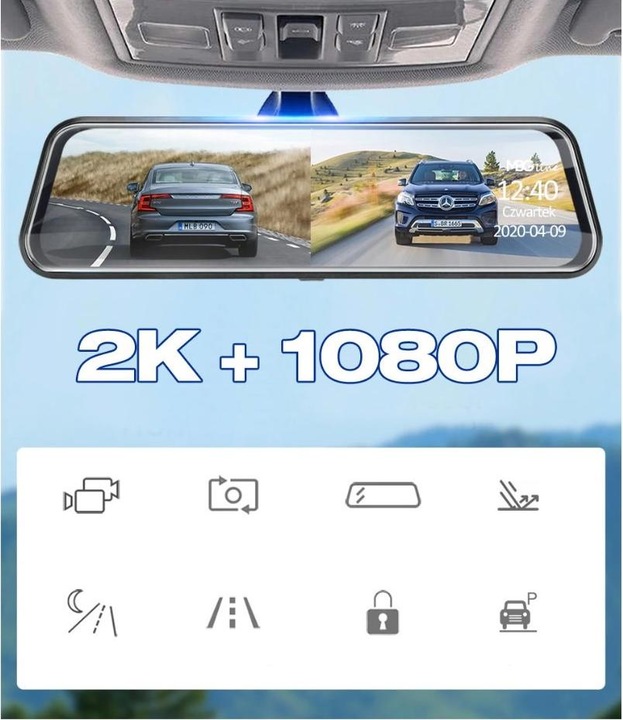 Produktbild MBG Line Videorecorder HS900PRO (Eingebautes Mikrofon, Eingebautes Display, Bluetooth, WLAN, QHD)