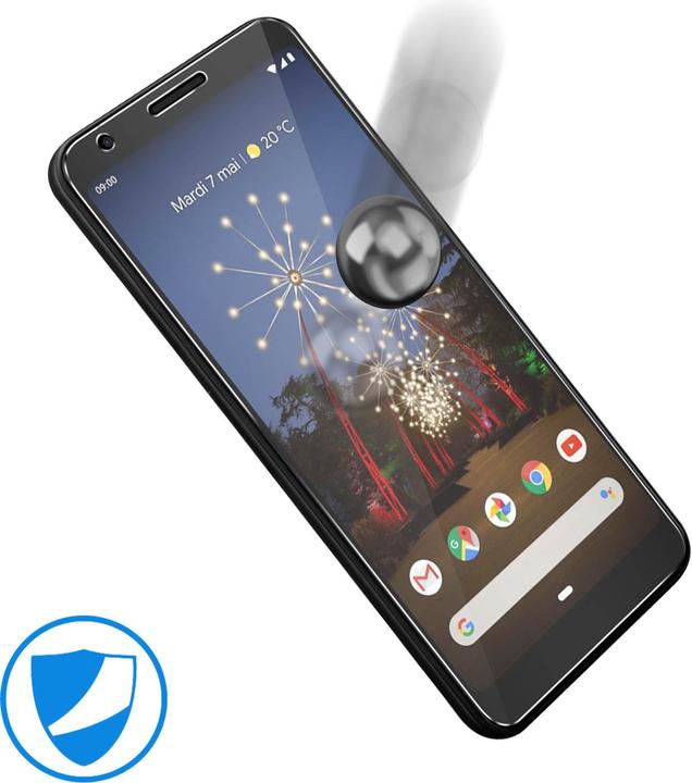 Produktbild Avizar Kristallklare Folie, Glas-Displayschutz (1 Stück, Google Pixel 3a)