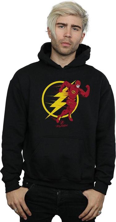 Immagine prodotto The Flash Running Emblem Felpa con Cappuccio Uomo (4XL)