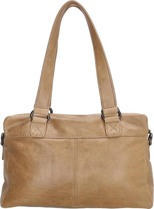 Produktbild Micmacbags Hide & Stitches Porto Handtasche Umhängetasche - Taupe - 100% Leder