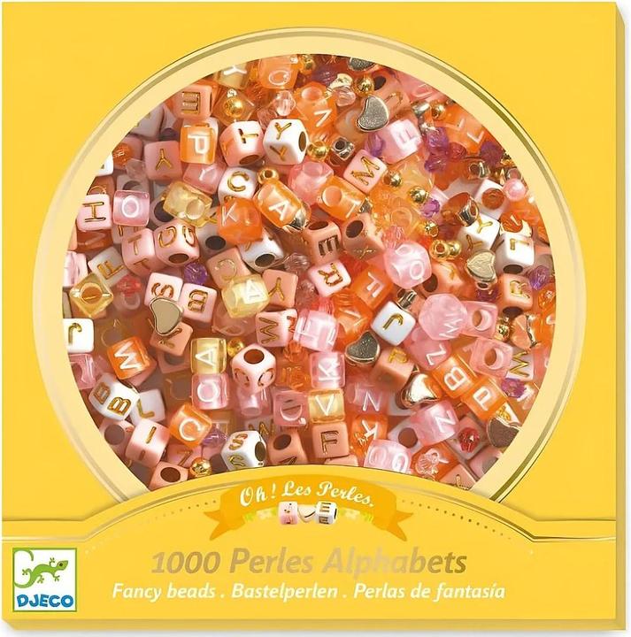 Djeco Perles lettres or