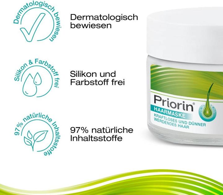 Produktbild Priorin Haarmaske kraftloses und dünner werdendes Haar, 180 ml Masken (180 ml)