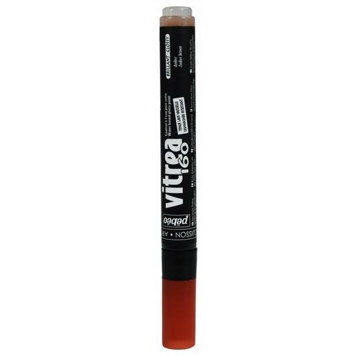 Thumbnail - Pebeo, Marker, Vitrea 160 Filzstifte mit Normaler Spitze Glanzfarben (Bernsteingelb, 1.20 mm)