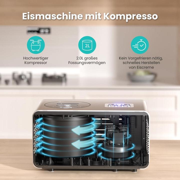 Produktbild Acmeenjoy Eismaschine mit Kompressor