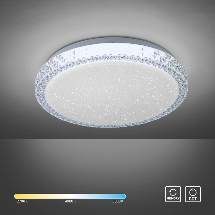 Produktbild Just Light LED Deckenleuchte FRIDA Kristall-Optik, Sternenhimmeloptik (1280 lm)