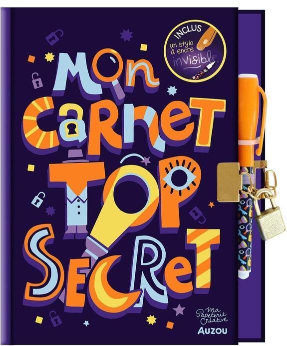 Auzou France Mon carnet top secret (Francese, La Jessica, 2025)
