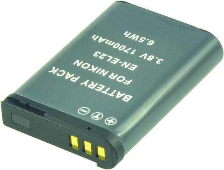 Image du produit 2-Power Batterie d'appareil photo numérique 3.8V 1600mAh (Batterie de l'appareil photo)
