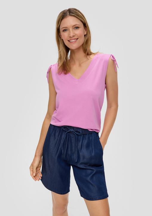 Image du produit S.Oliver T-Shirt Ärmelloses Shirt mit Bindedetail an der Schulterpartie (48)