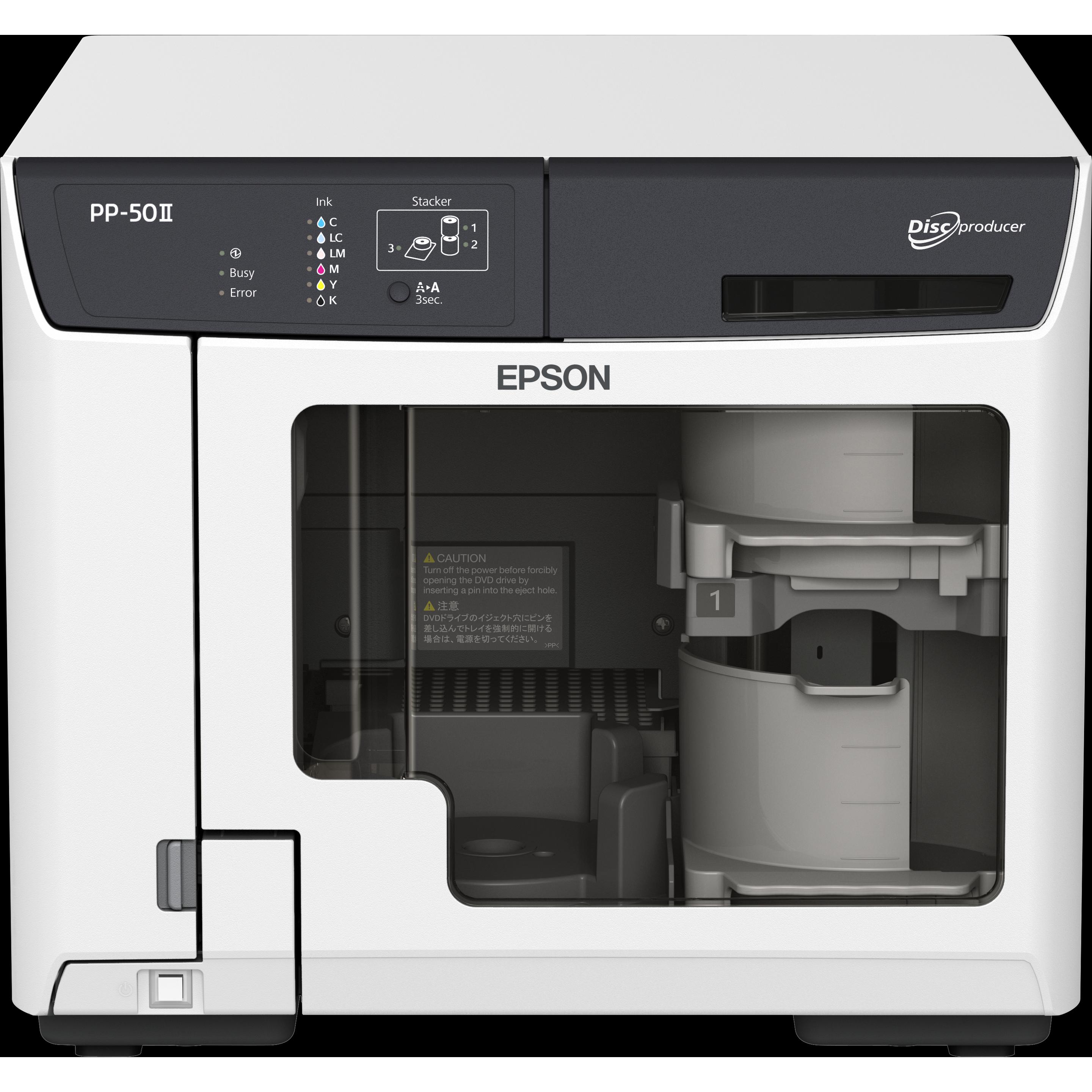Epson Discproducer PP-50II - Disk-Kopiergerät (Farbe), Drucker, Schwarz, Weiss