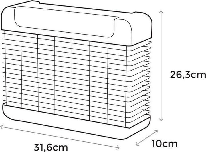 Produktbild EDM Professionele Elektronische Insectenverdelger Met LED - 10W - 50mÂ² - Zwart